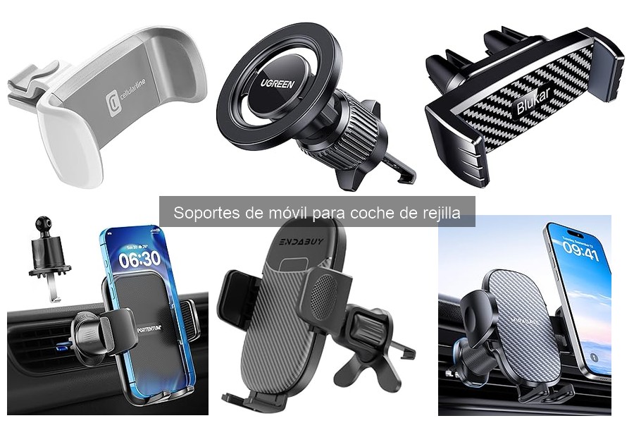 Soporte de Móvil para Coche de Rejilla: Características y Funciones