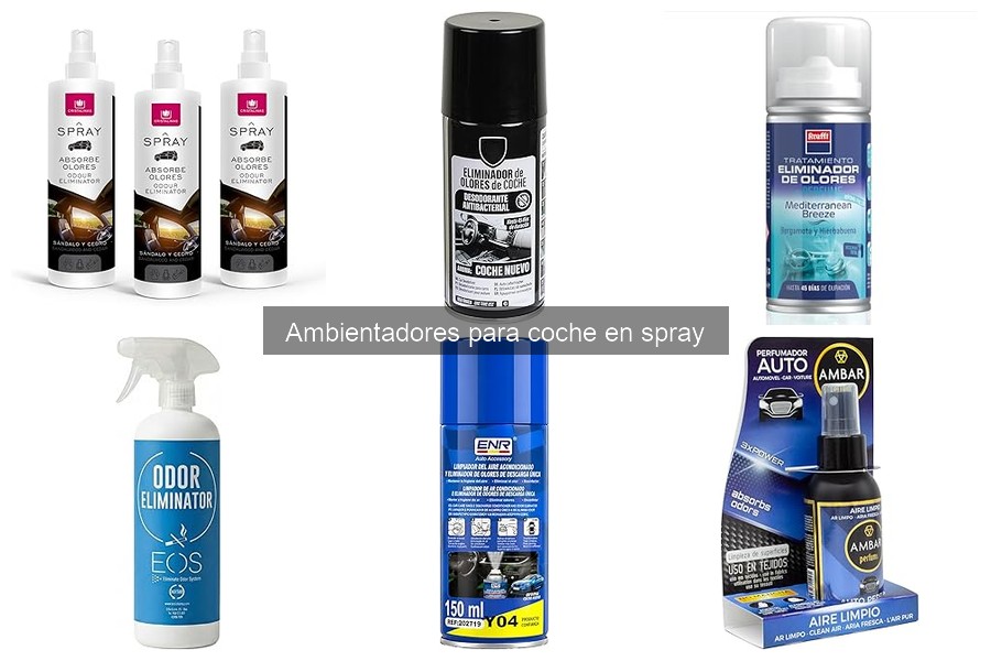Tipos de ambientadores en spray para coche: ¡Descubre el mejor!