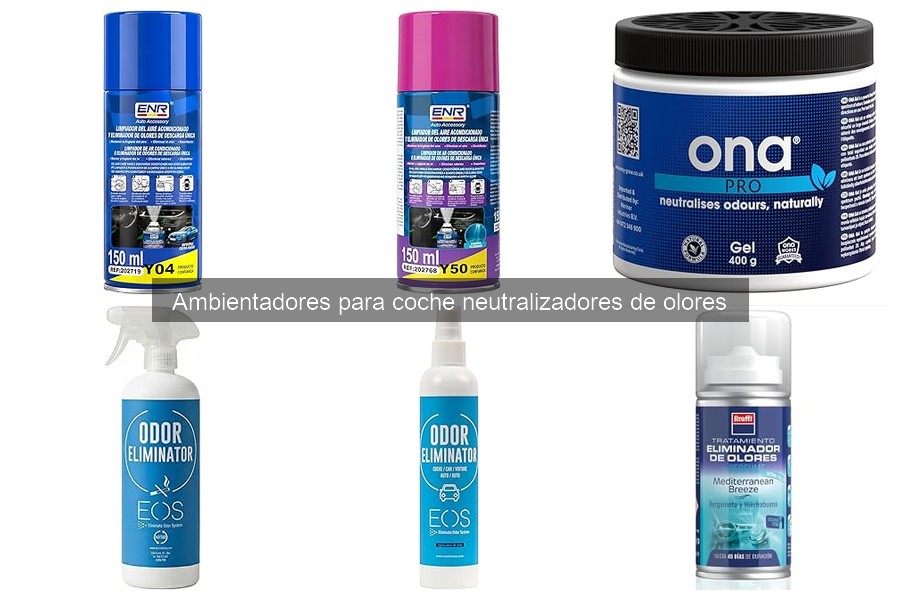 Tipos de ambientadores para coche: geles, sprays y más