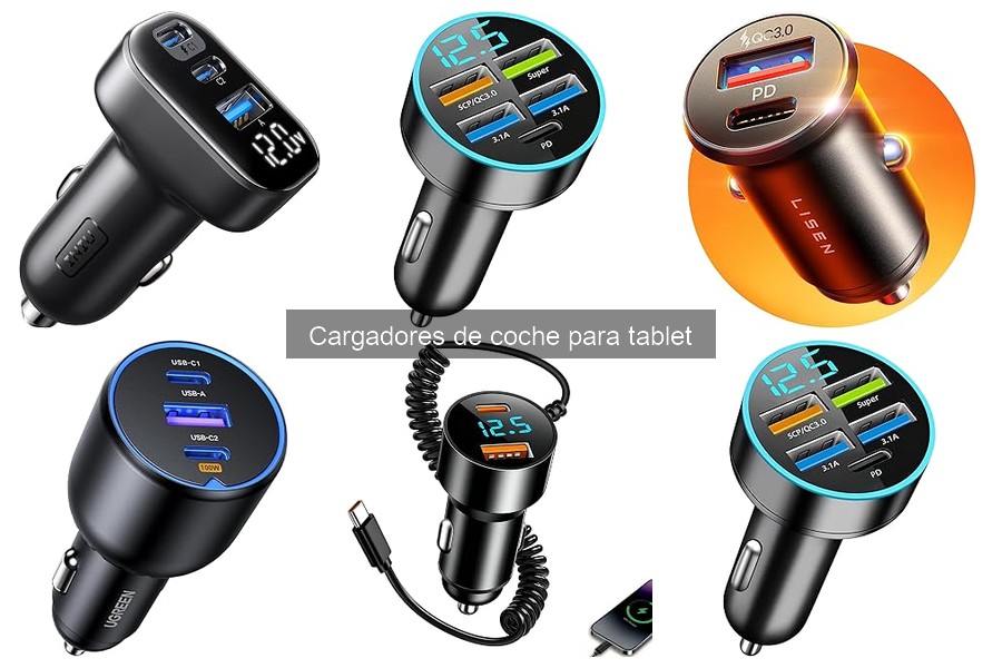 Tipos de cargadores de coche para tablet: ¿Cuál elegir?