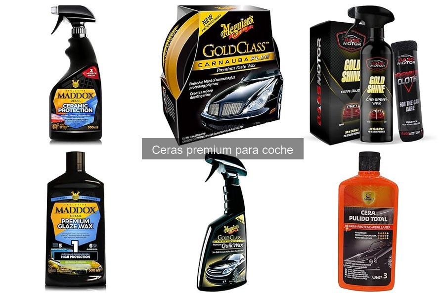 Tipos de ceras premium para coche: ventajas y desventajas
