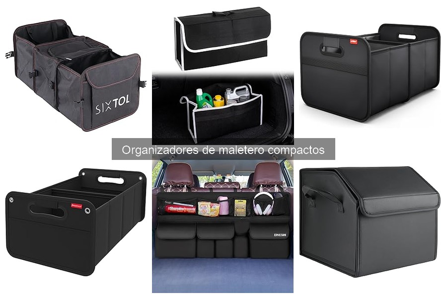 Tipos de organizadores de maletero compactos para coche