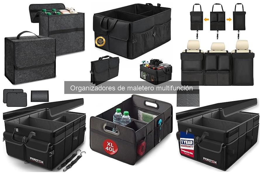 Tipos de organizadores de maletero para coche: guía completa