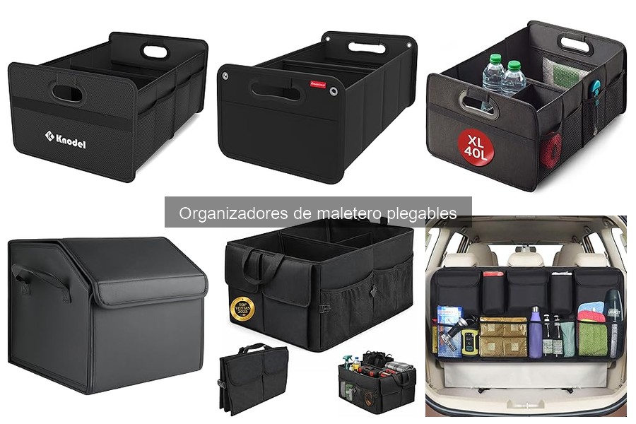 Tipos de organizadores de maletero plegables para tu coche