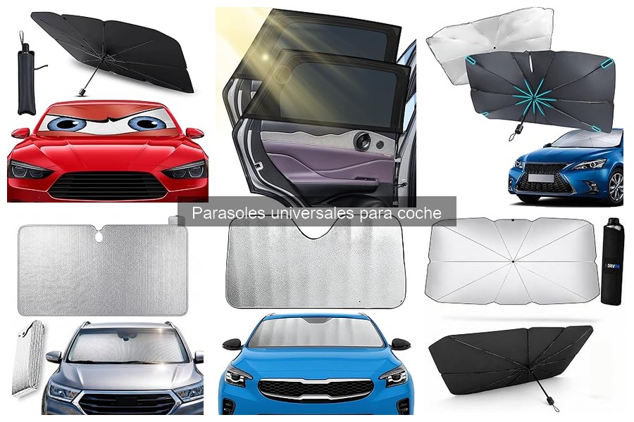 Tipos de parasoles universales para coche: Guía completa