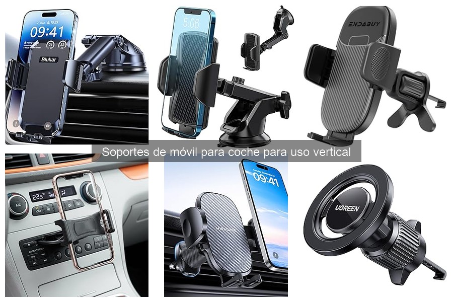 Tipos de soportes de móvil para coche: guía práctica