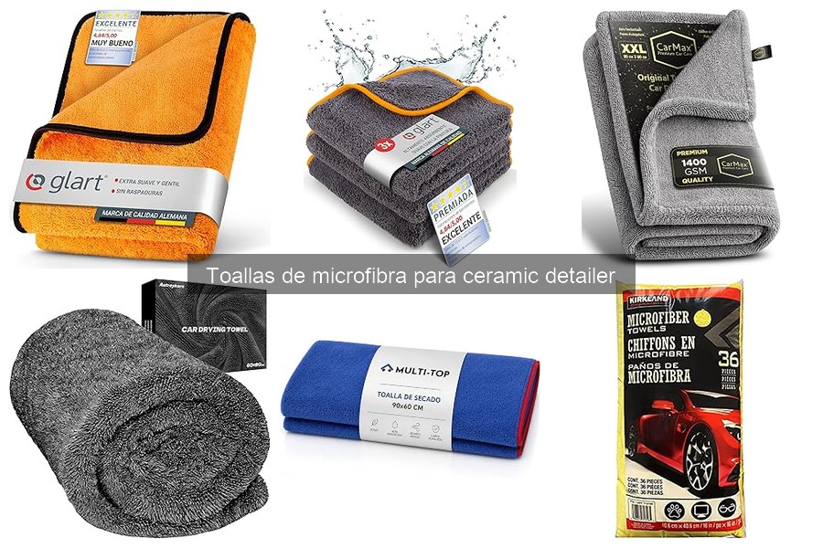 Tipos de Toallas de Microfibra para Detailing: Usos y Características