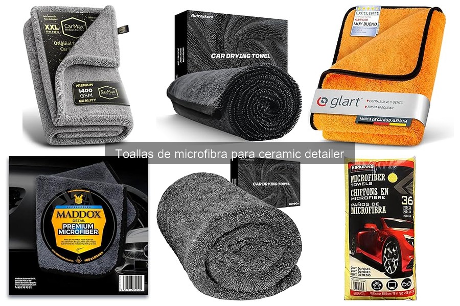 Toallas de microfibra para ceramic detailer: ¿Qué son?