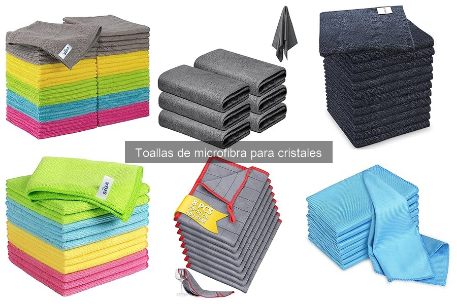Toallas de microfibra para cristales: características y beneficios