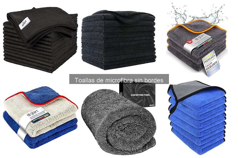 Ventajas de las toallas de microfibra sin bordes para detailing