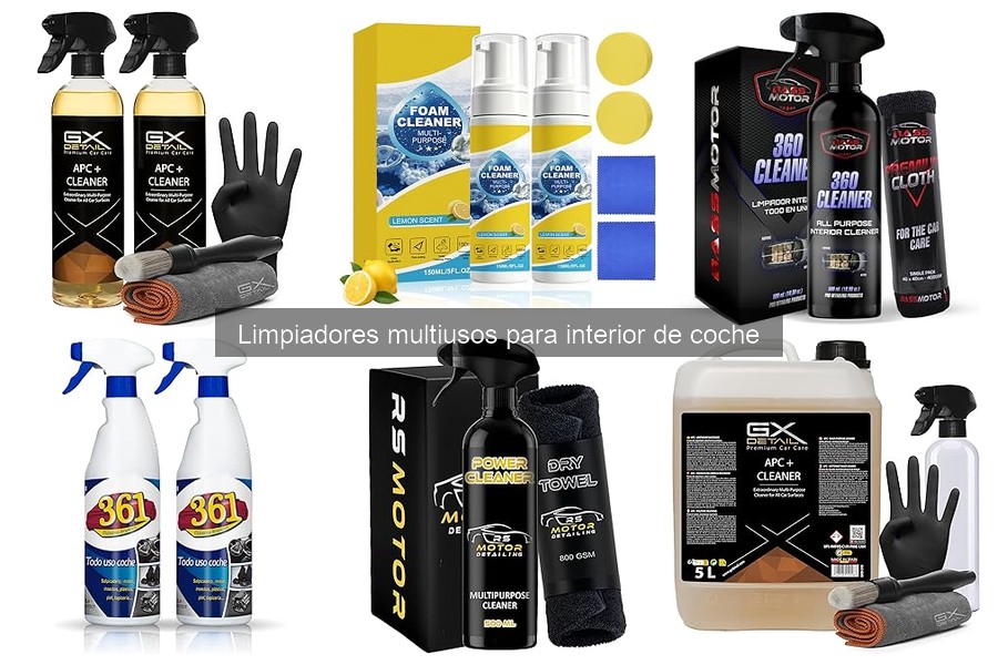 Ventajas de Limpiadores Multiusos para El Interior del Coche