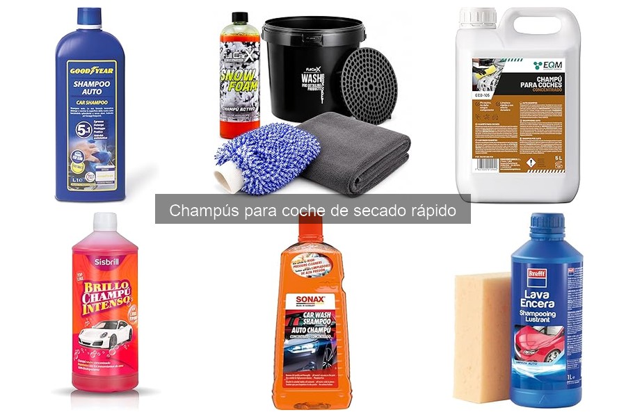 Ventajas de los Champús de Secado Rápido para Coche