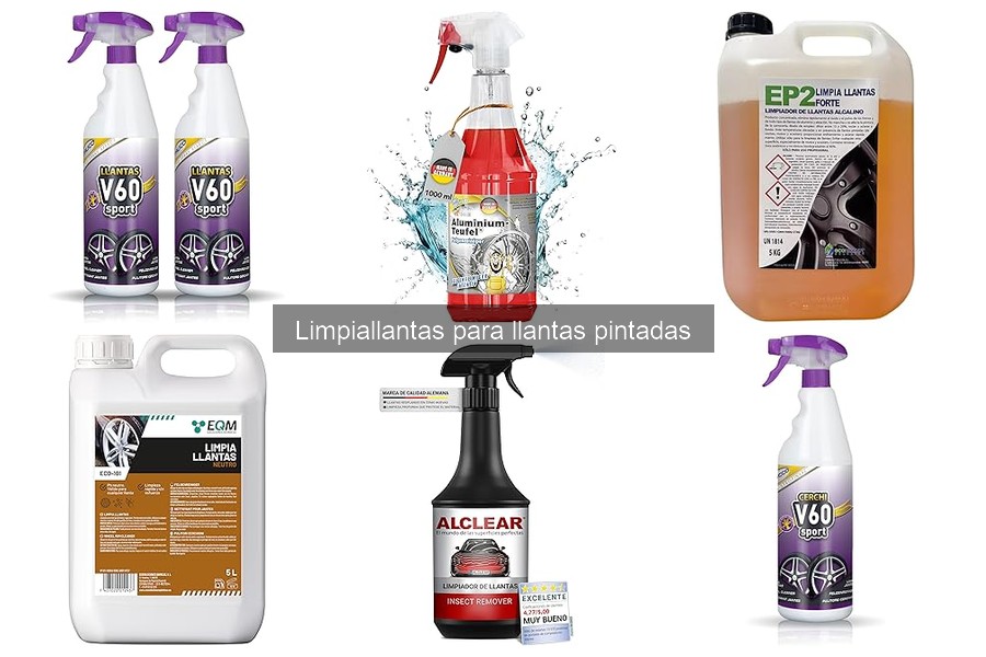 Ventajas de usar limpiadores para llantas pintadas