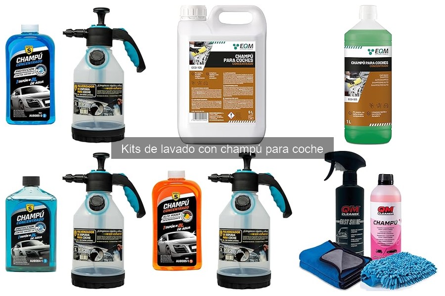 Ventajas de Usar un Kit de Lavado con Champú para Coche