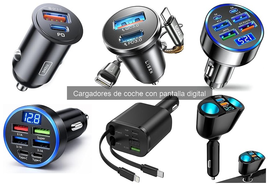 Ventajas y desventajas de cargadores de coche con pantalla digital