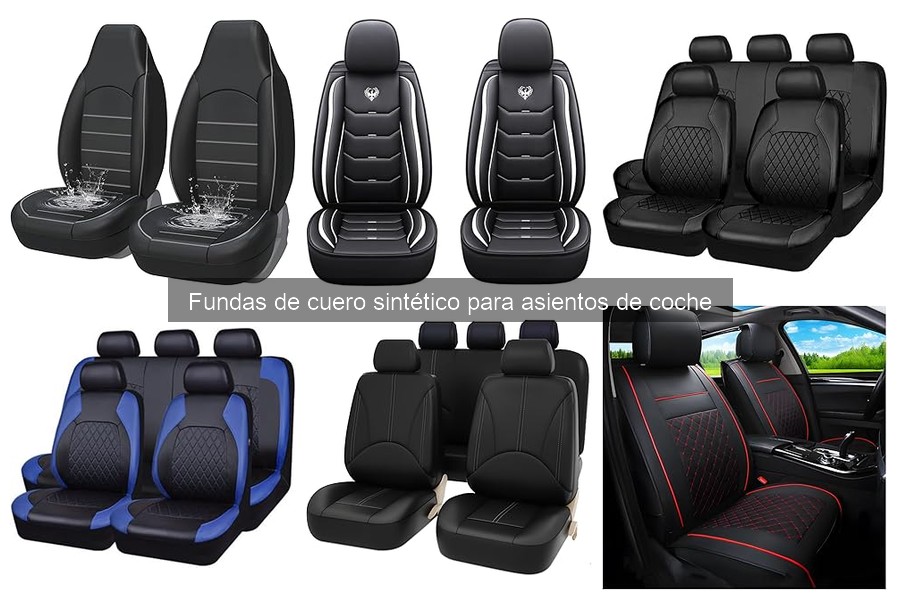 Ventajas y desventajas de fundas de cuero sintético para asientos