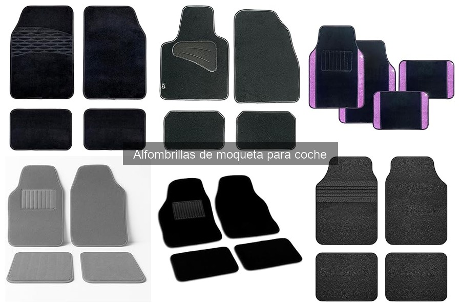Ventajas y desventajas de las alfombrillas de moqueta para coche