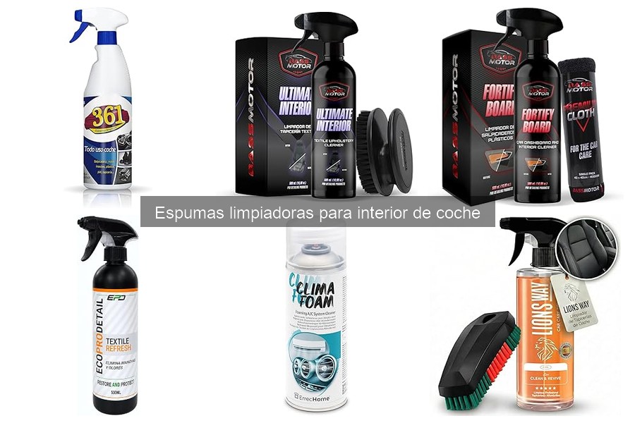Ventajas y desventajas de las espumas limpiadoras para coche