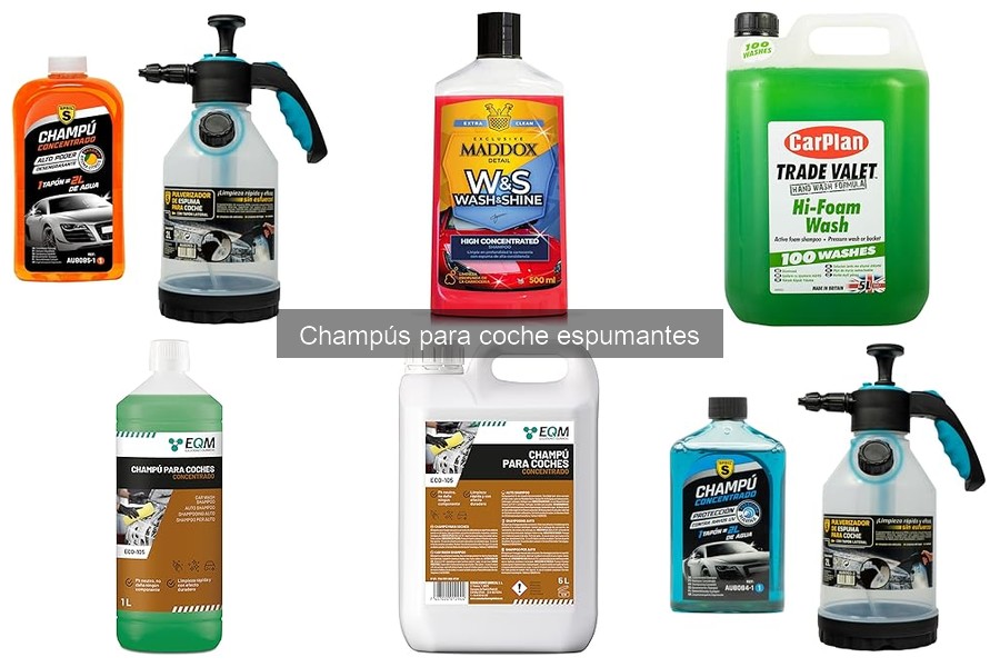 Ventajas y Desventajas de los Champús Espumantes para Coche