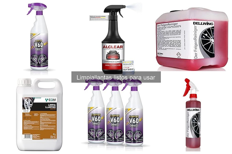 Ventajas y desventajas de los limpiallantas listos para usar