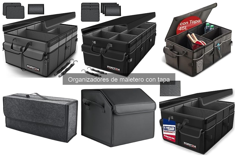 Ventajas y desventajas de organizadores de maletero con tapa