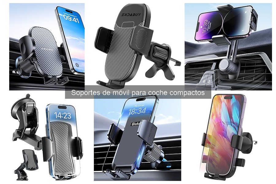 Ventajas y desventajas de soportes de móvil compactos para coche