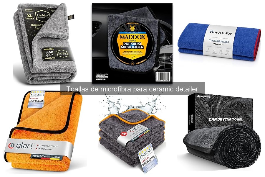 Ventajas y desventajas de toallas de microfibra para detailing